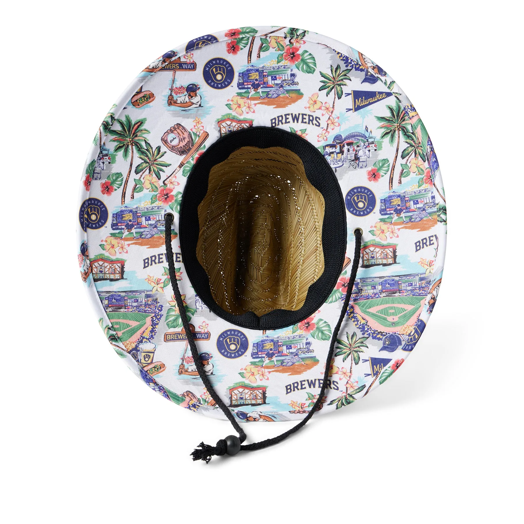 MILWAUKEE BREWERS SCENIC STRAW HAT