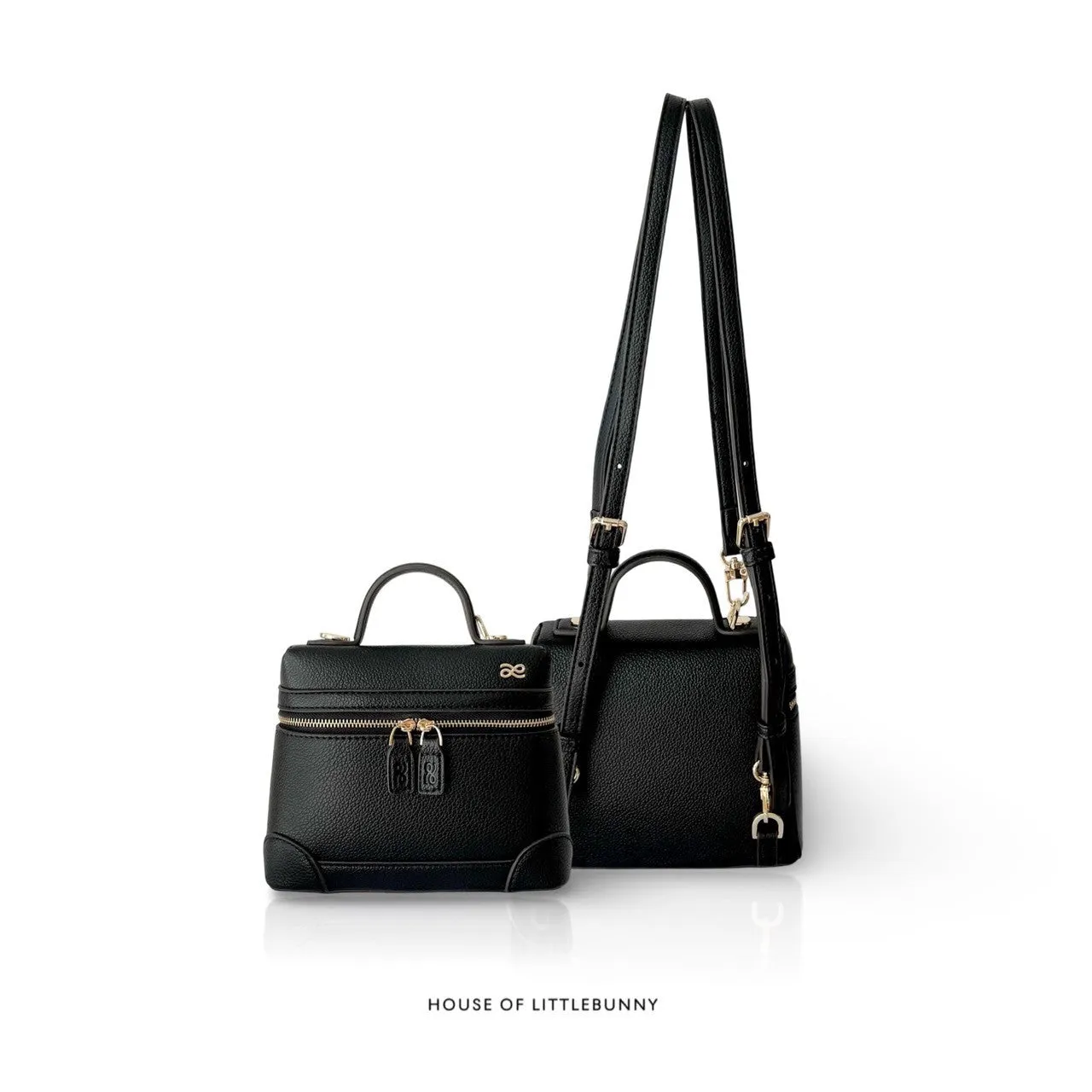 Mini Kate Backpack Black PU