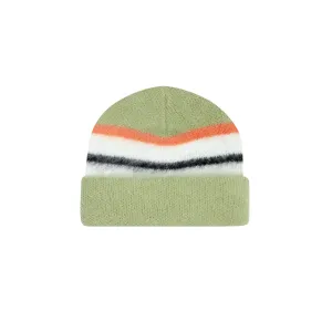 MOHAIR STRIPED BEANIE by GOLF WANG