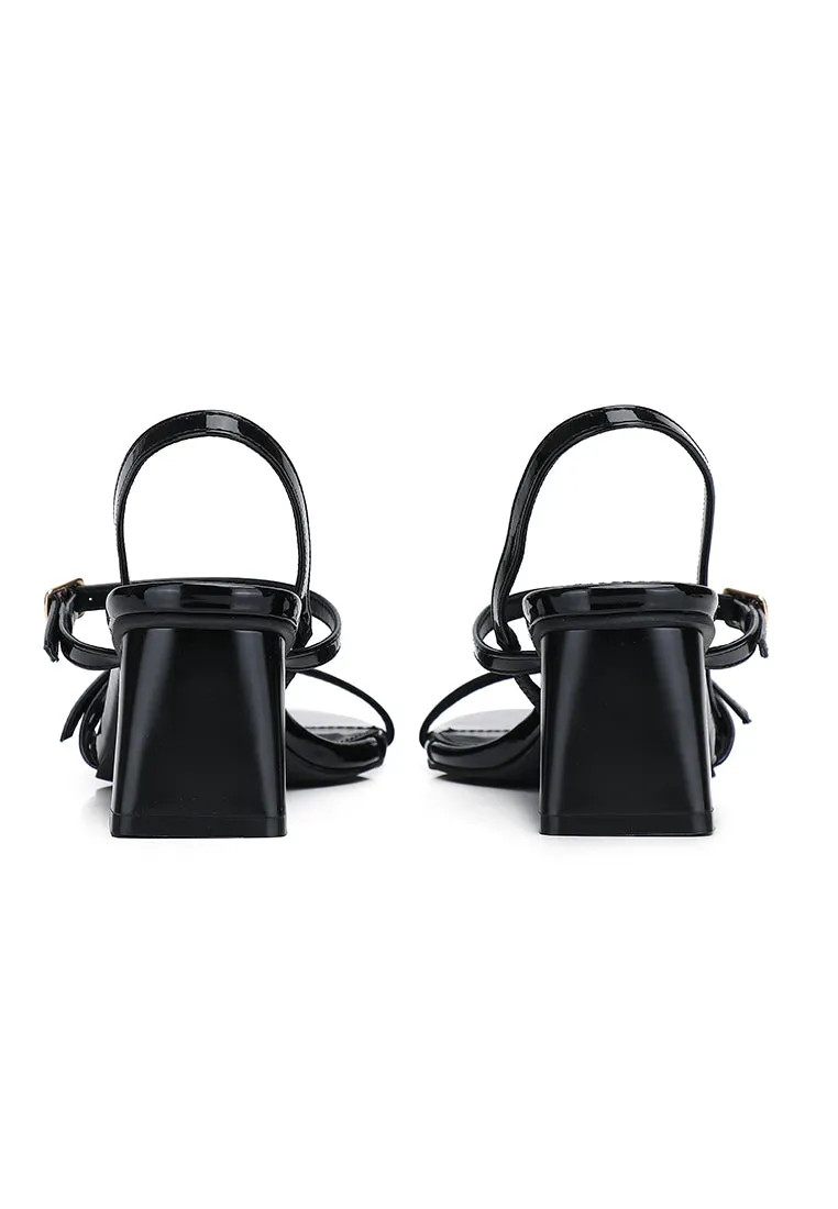 Natalie Strappy Heels (Black)