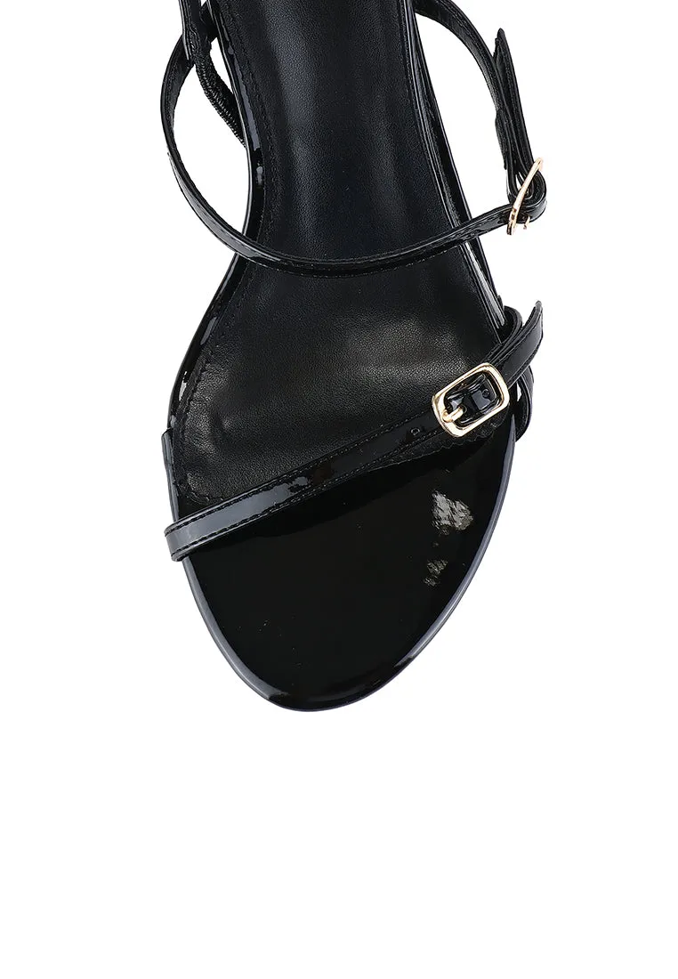 Natalie Strappy Heels (Black)