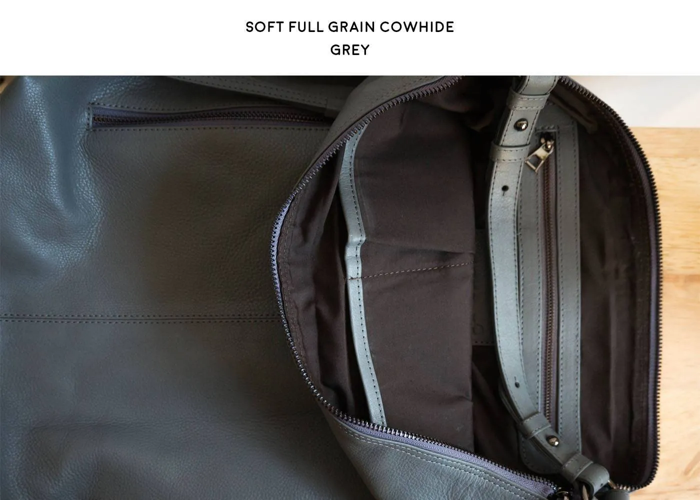 Neve Hobo Convertible Tote in Grey