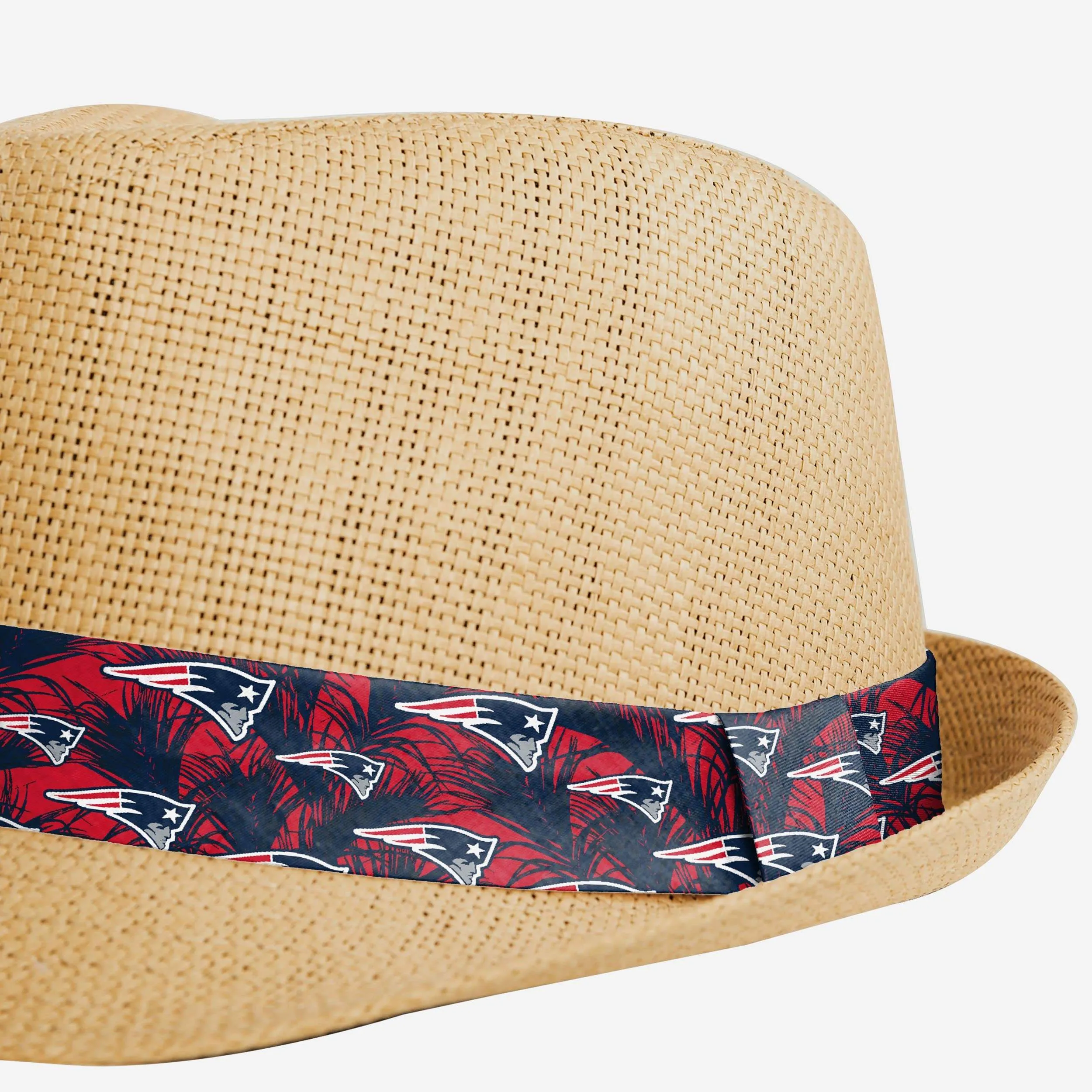 New England Patriots Trilby Straw Hat