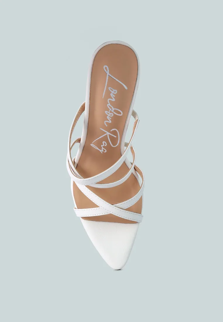 Nightclub Ready Strappy Stiletto Heel Sandal By Ruw