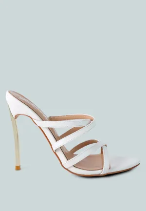 Nightclub Ready Strappy Stiletto Heel Sandal By Ruw