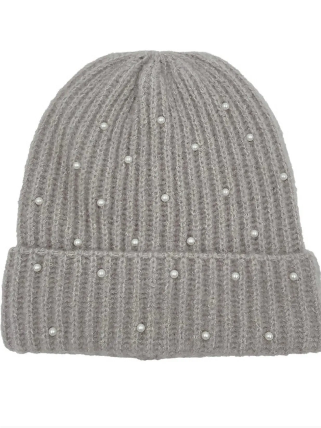 Pearl Accented Beanie