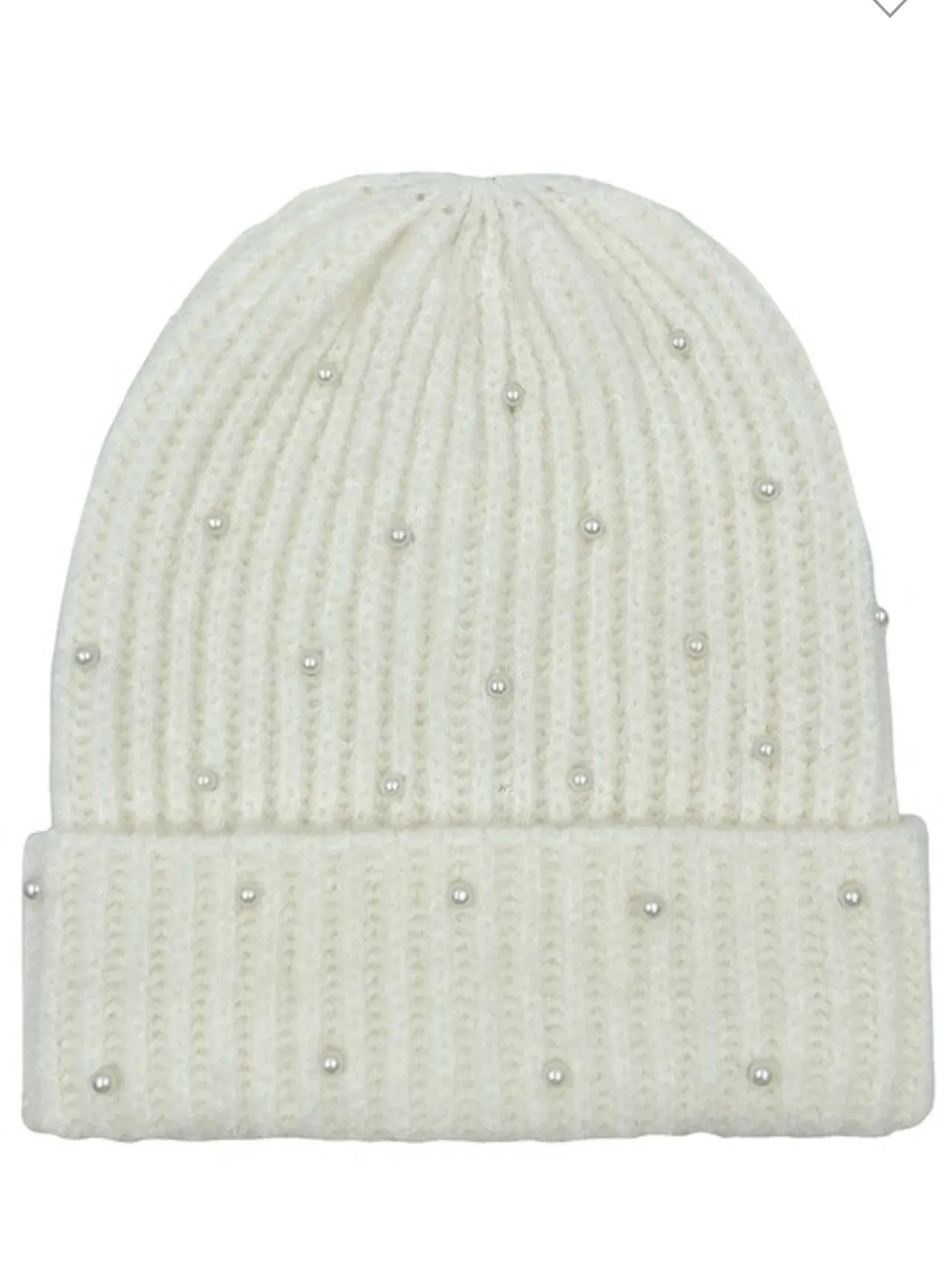 Pearl Accented Beanie
