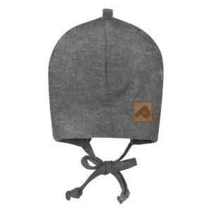 Perlimpinpin Cotton Beanie with Ears - Heather Grey