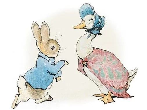 Peter Rabbit Old Beanie Hat - Blue