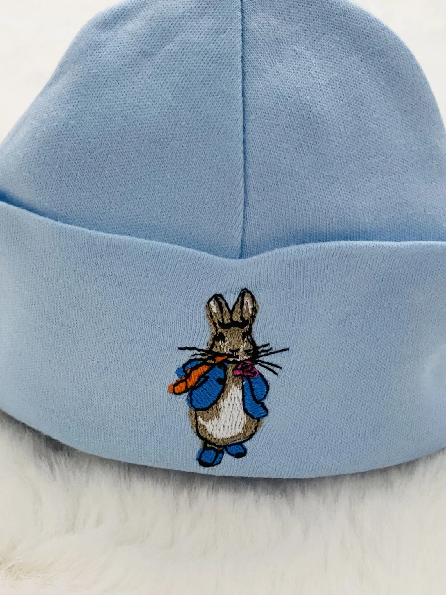Peter Rabbit Old Beanie Hat - Blue