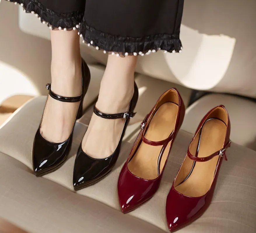 Petite Feet Women's Patent High Heel Pumps TS188