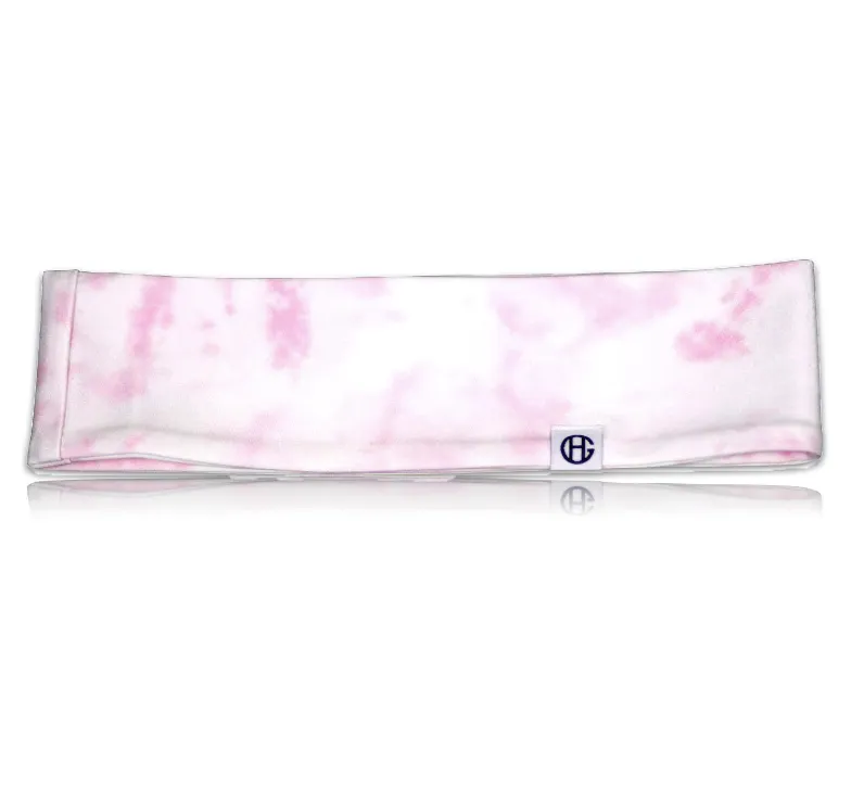 Pink Tie Dye Sports Headband