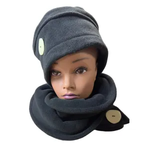 PolarTec Fleece Couture Beanie & Collar.