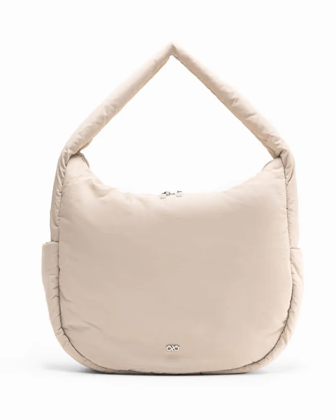 POSH SLOUCHY HOBO IN CRÈME