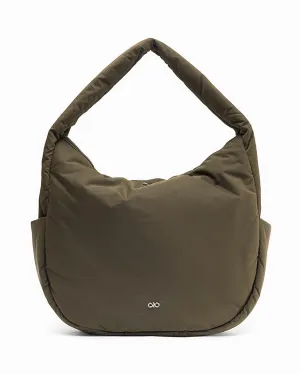 POSH SLOUCHY HOBO IN KHAKI