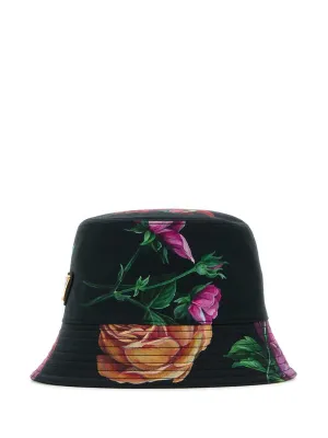 Prada Black Bucket Hats