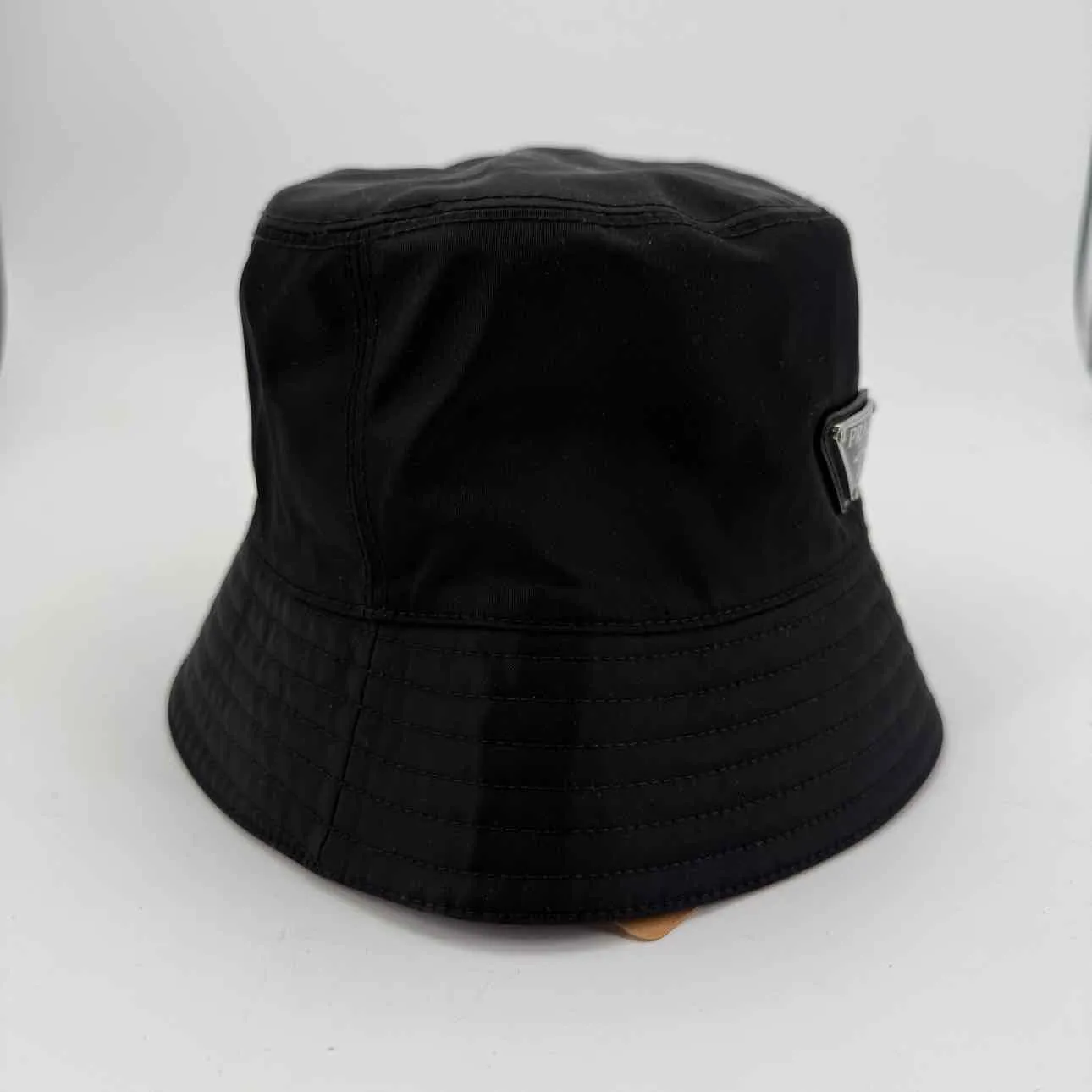 Prada Bucket Hat "RE-NYLON" Used Black Size XL