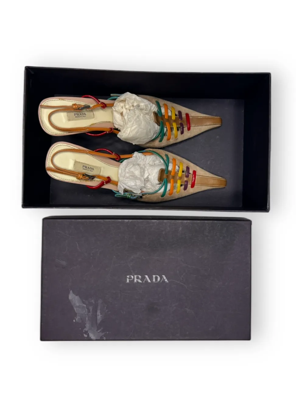 Prada Vintage Sling-back heels