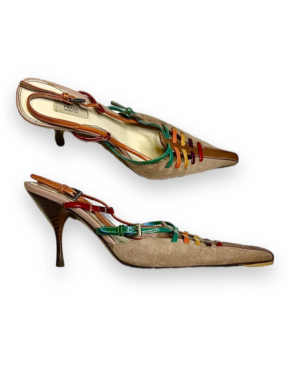 Prada Vintage Sling-back heels