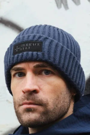 Premium Ribbed Beanie :: Navy