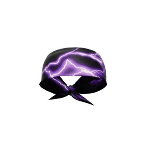 Purple Lightning Tie Headband | Elite Athletic Gear