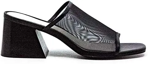 rag & bone | Emmy Mesh Block Heels | Black | 7.5