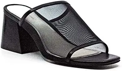 rag & bone | Emmy Mesh Block Heels | Black | 7.5