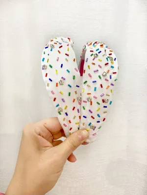 Rainbow Sprinkle Headband