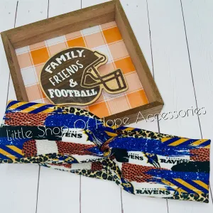 Ravens Headbands   Scrunchies