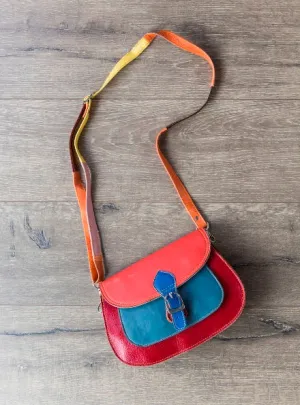 Recycled Leather Shoulder Bag