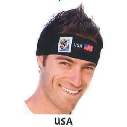 Retro Soccer Fan Headband - 29 Countries 2010 games