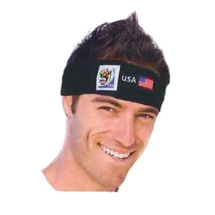 Retro Soccer Fan Headband - 29 Countries 2010 games