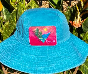 Rural Heart®️ by René Earnhardt “Happy Place”bucket hat featuring original art