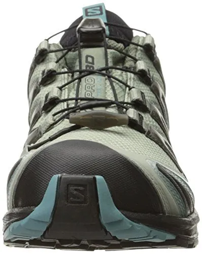 Salomon Women's XA Pro 3D ClimaSheild Waterproof Trail Running Shoes, Shadow/Black/Artic, 7 M US