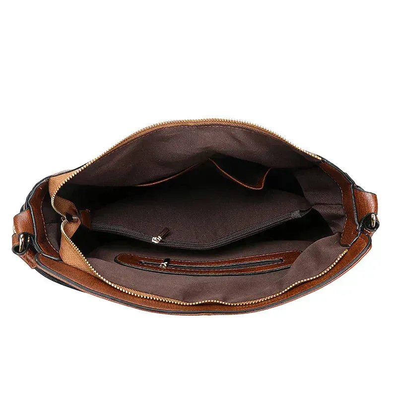 Sandra™ | Leather Hobo Bag