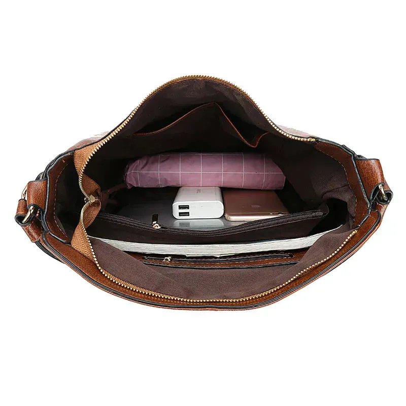 Sandra™ | Leather Hobo Bag