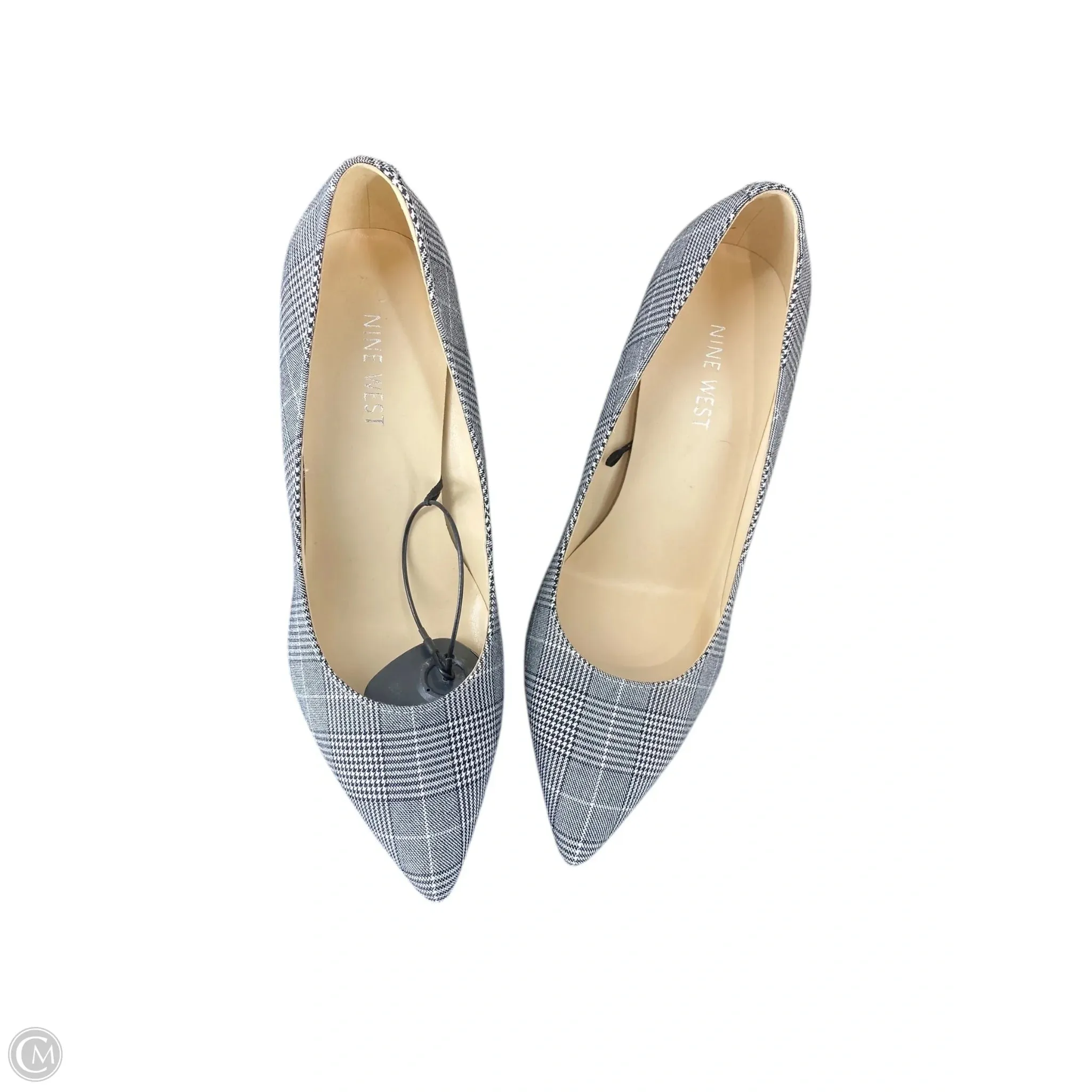 Shoes Heels Stiletto By Nine West In Plaid Pattern, Size: 9