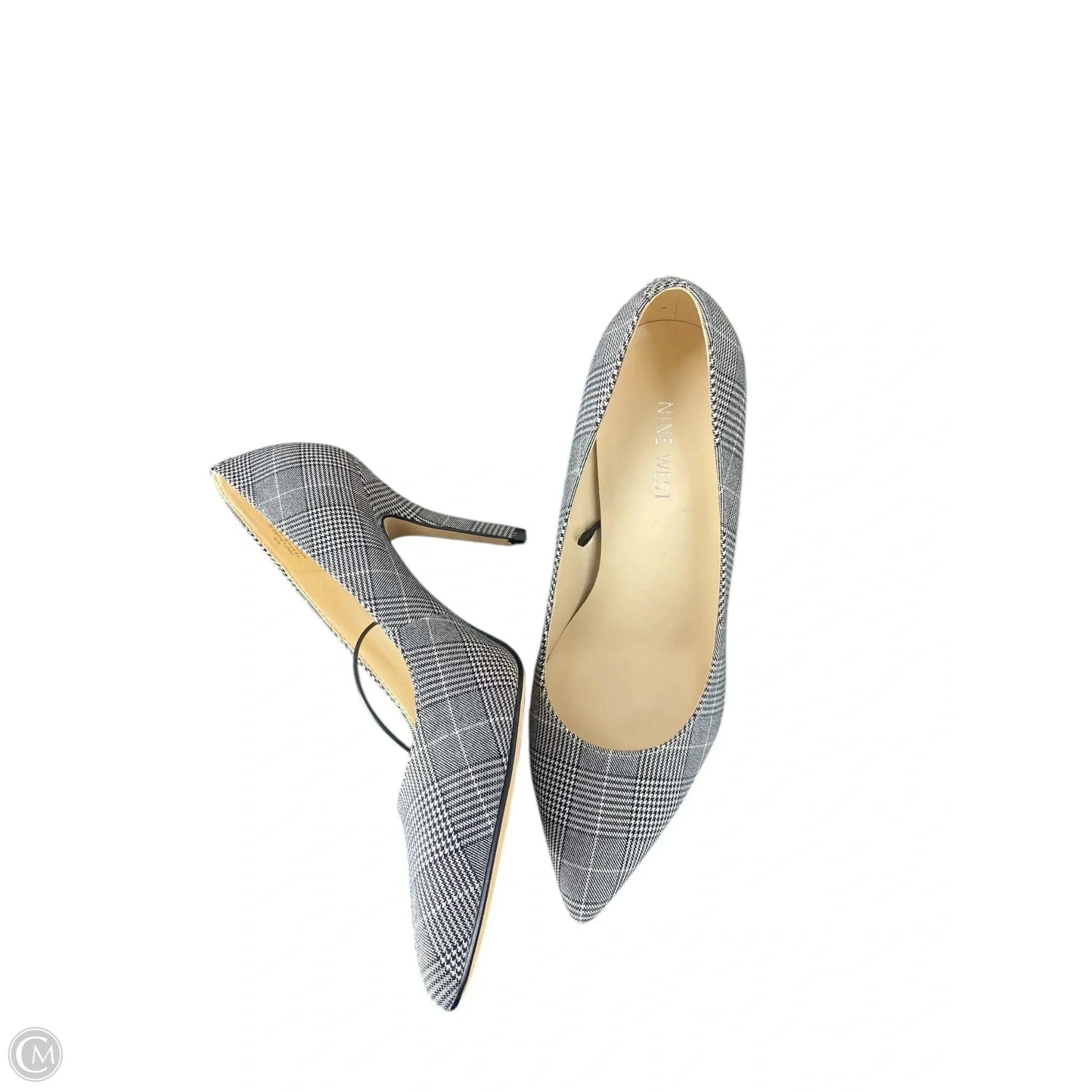 Shoes Heels Stiletto By Nine West In Plaid Pattern, Size: 9