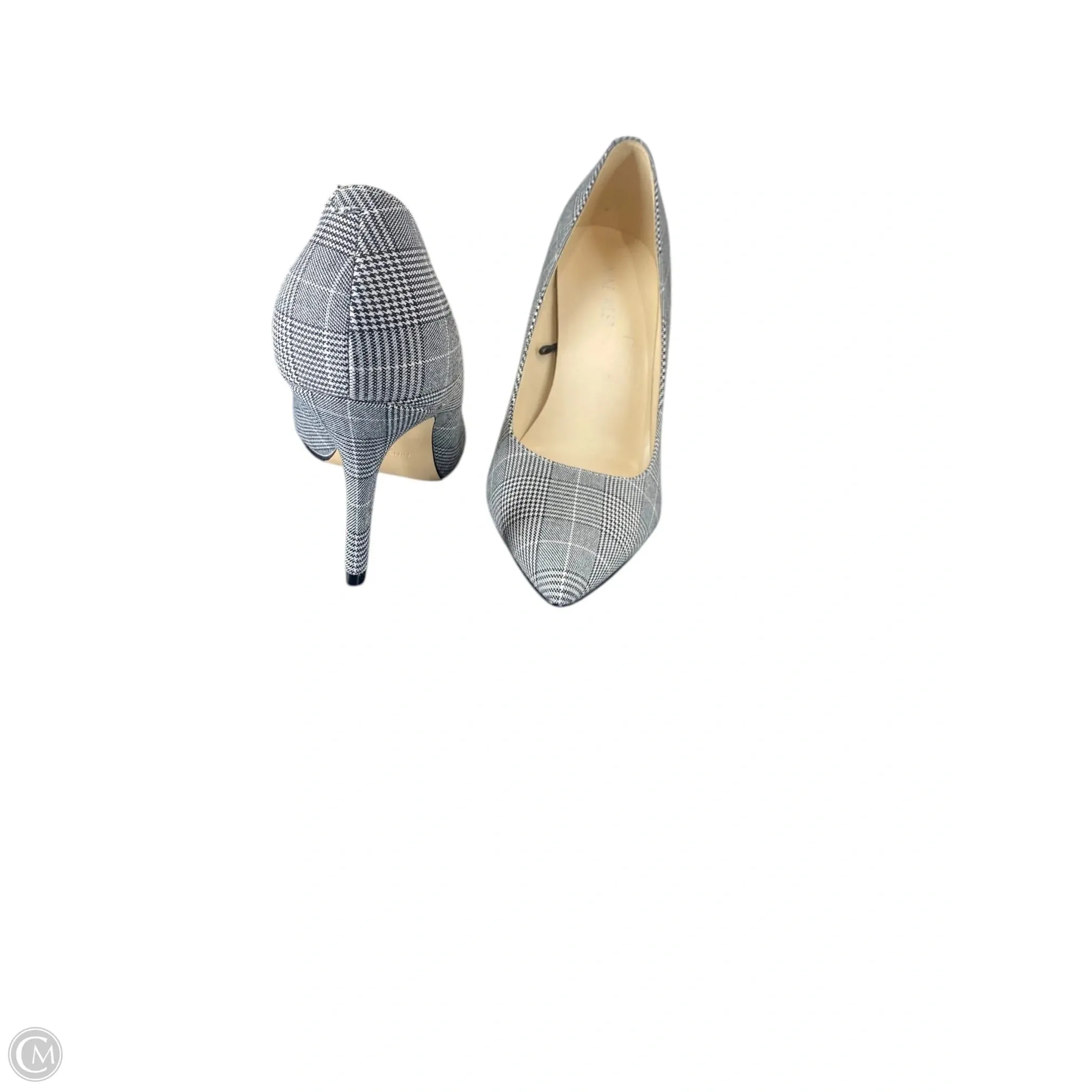 Shoes Heels Stiletto By Nine West In Plaid Pattern, Size: 9