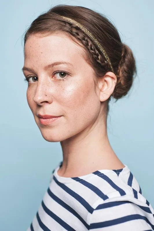 Silver Glitter Headband