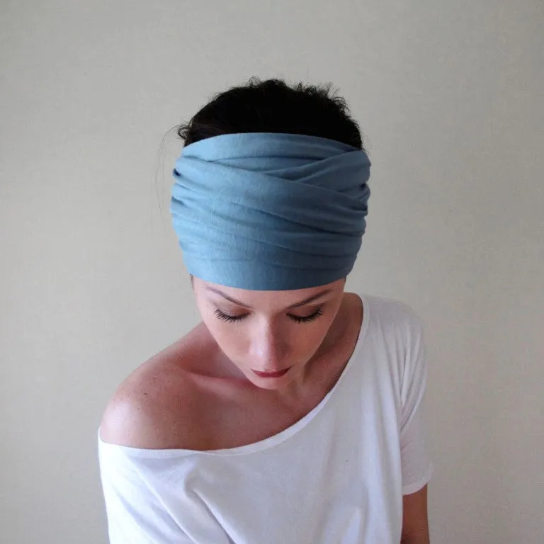 SKY BLUE Head Scarf