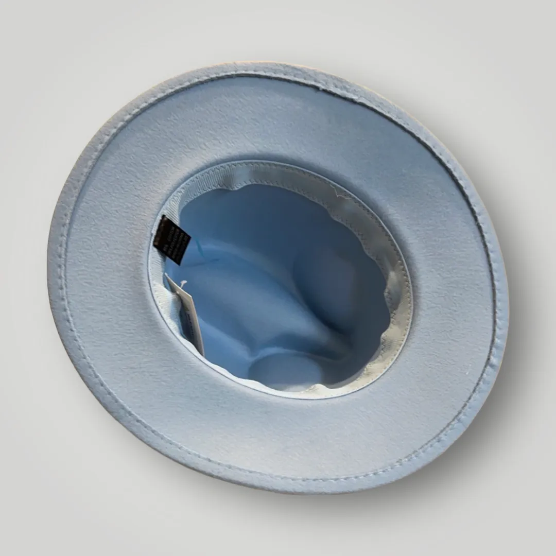SKY BLUE WIDE BRIM