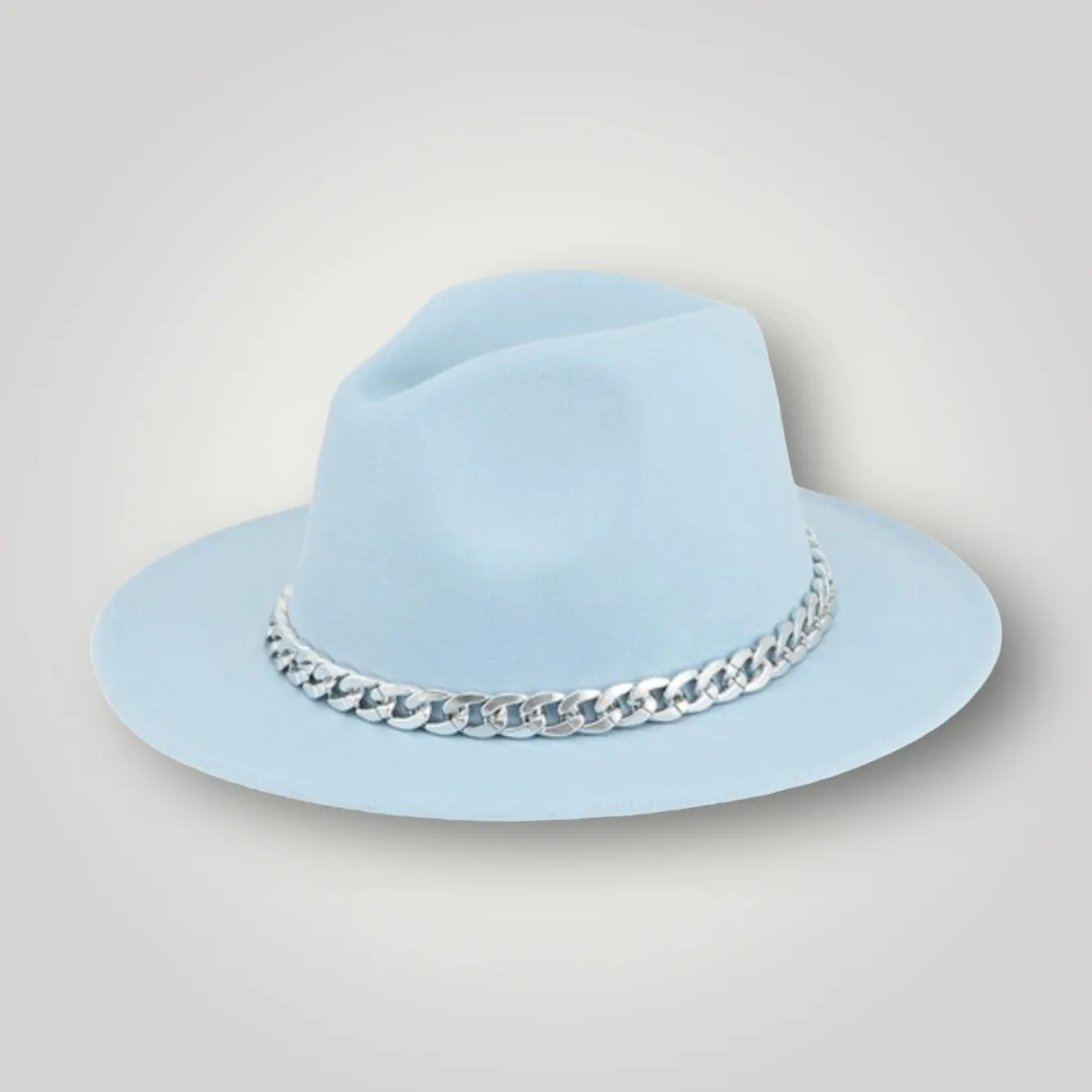 SKY BLUE WIDE BRIM
