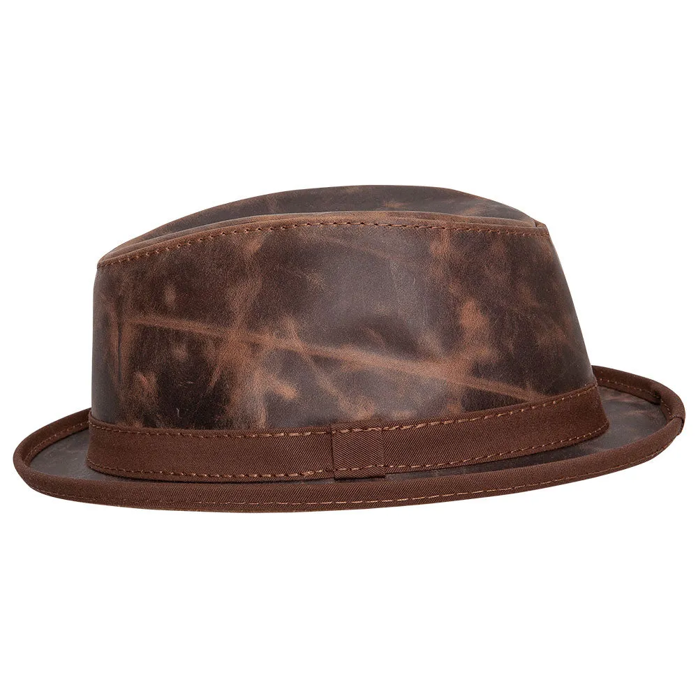 SoHo Leather Fedora