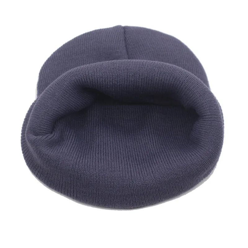 Solid Knitted Hat Winter Hats For Men