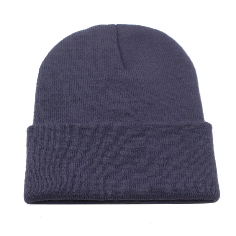 Solid Knitted Hat Winter Hats For Men