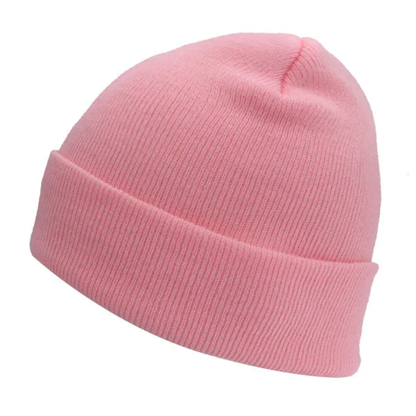 Solid Knitted Hat Winter Hats For Men