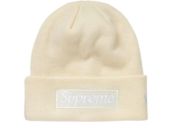 Supreme "Box Logo" Beanie Natural