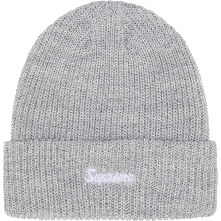 Supreme "Loose Gauge" Beanie Light Grey
