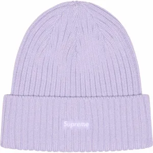 Supreme "Overdyed" Beanie Lavender